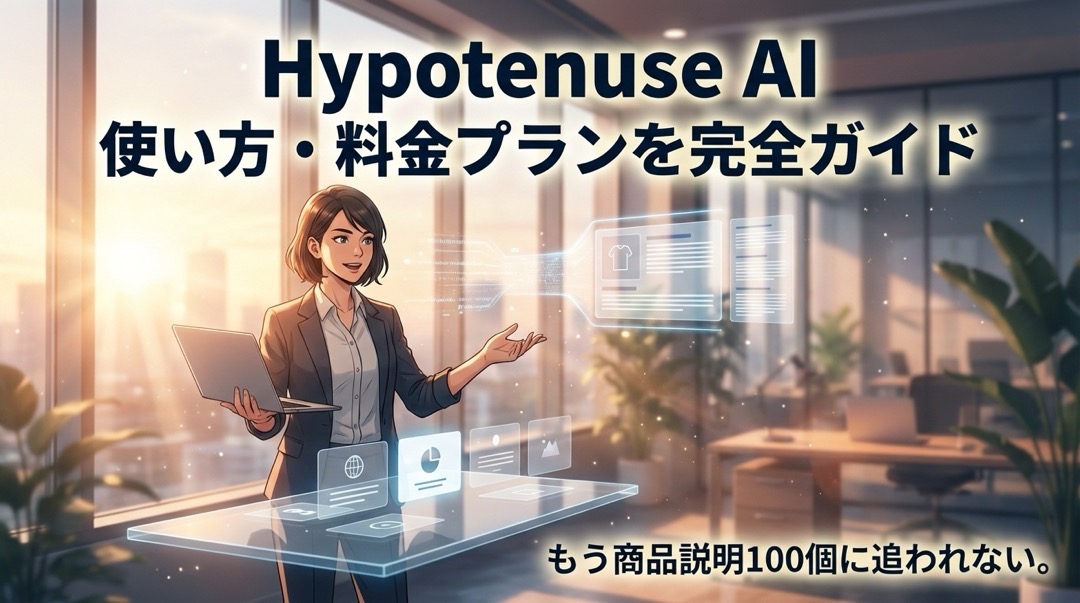 Hypotenuseの使い方・料金プラン完全ガイド_1