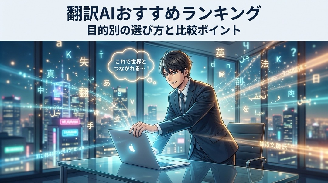 翻訳AIおすすめ比較！選び方とランキング_1